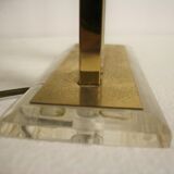 Brass and lucite table lamp, 1970