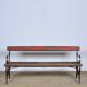 Banc de parc en fer riveté années 1920