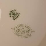 Piédouche plate in Limoges porcelain