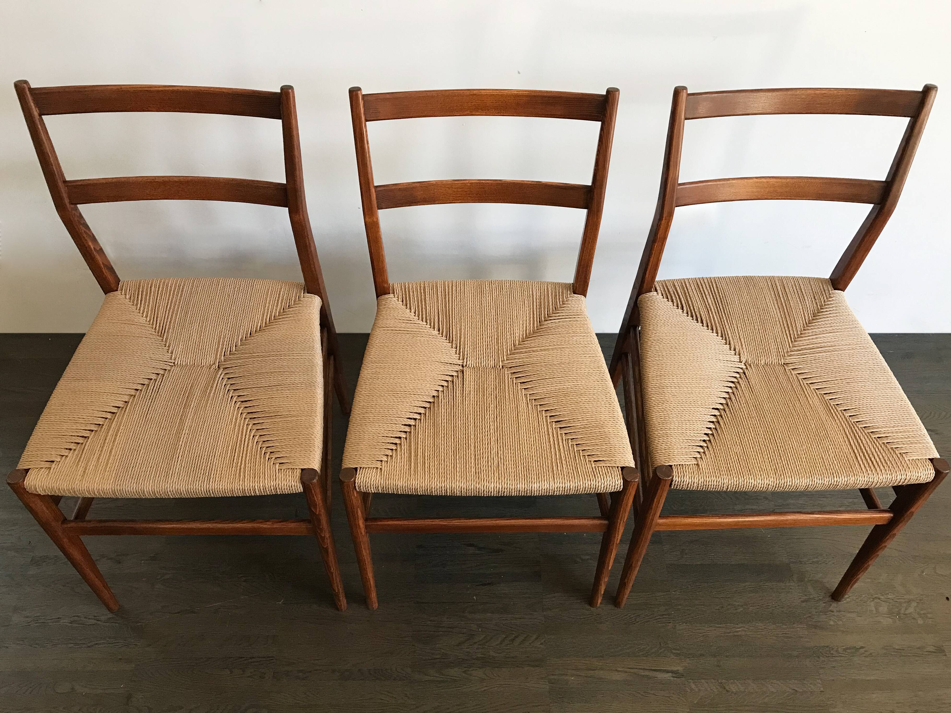 Chaises « Leggera » de Gio Ponti pour Cassina, années 1950