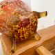 Large glass vase from Clichy