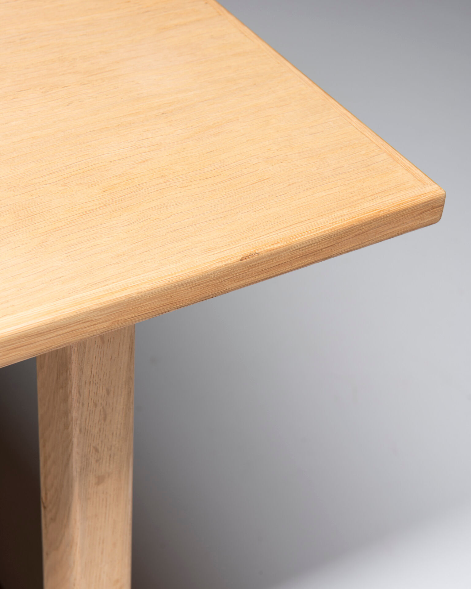 Coffee table in soap treated oak, carl malmsten, 1960's, sweden