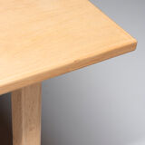 Coffee table in soap treated oak, carl malmsten, 1960's, sweden