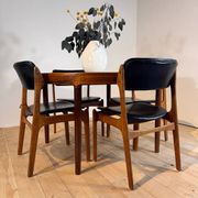 Round dining table Randers Møbelfabrik in rosewood, 1960s