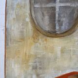 Still life and staircase, signed