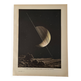 An old illustration of Saturn – 1930