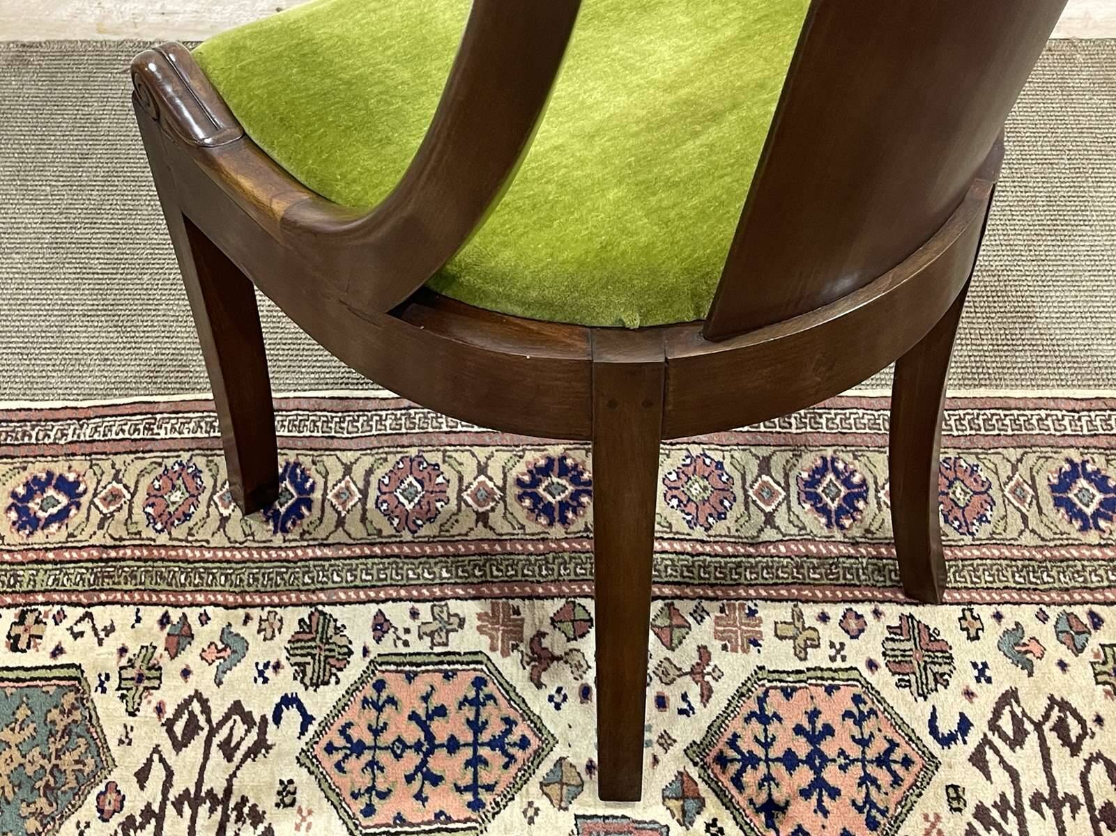 19th century Empire mahogany chair