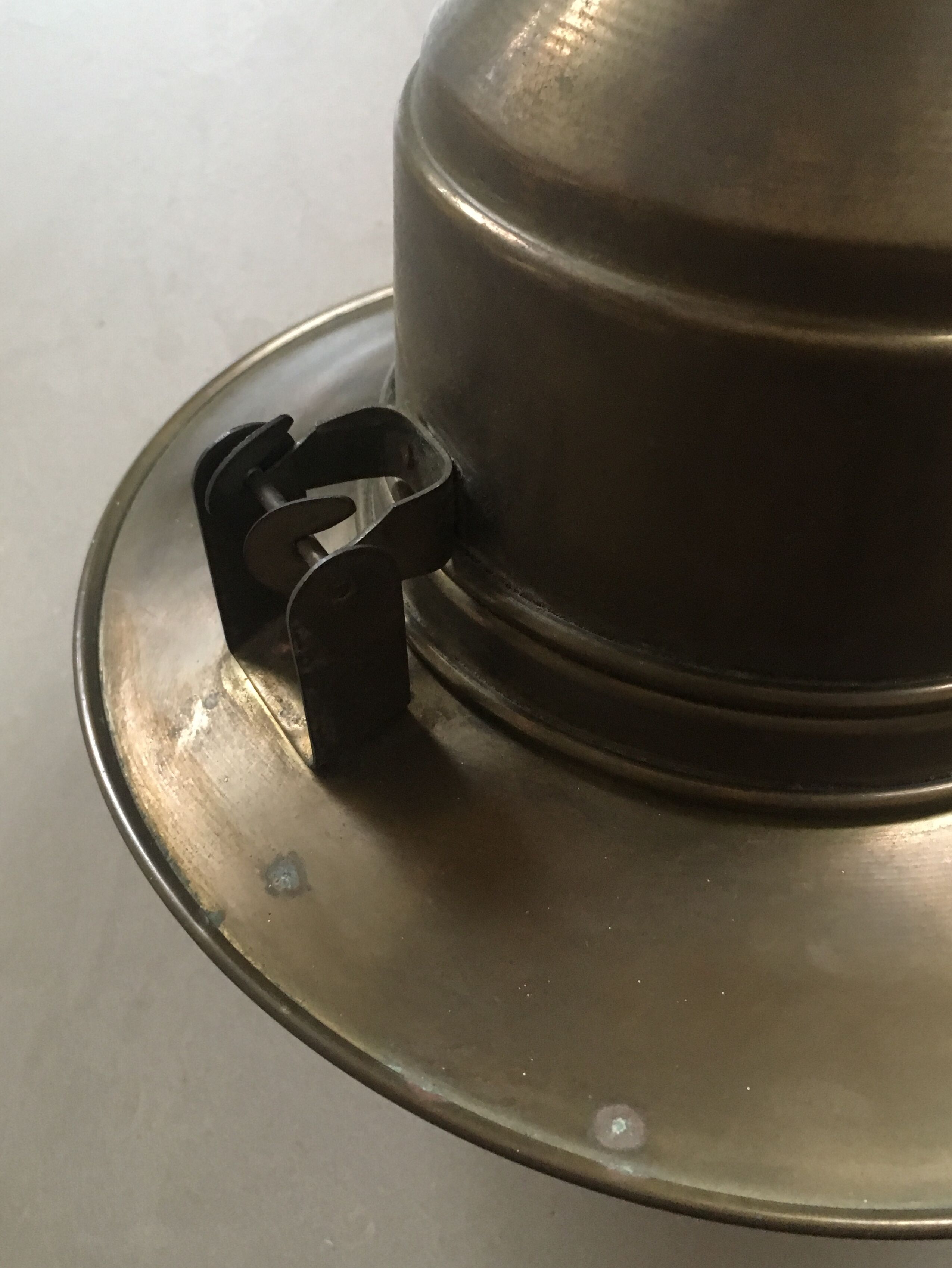 Old industrial brass hanging