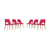 Lot of 6 Oswald Haerdtl chairs for Ton