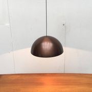 Mid-century copper dome pendant