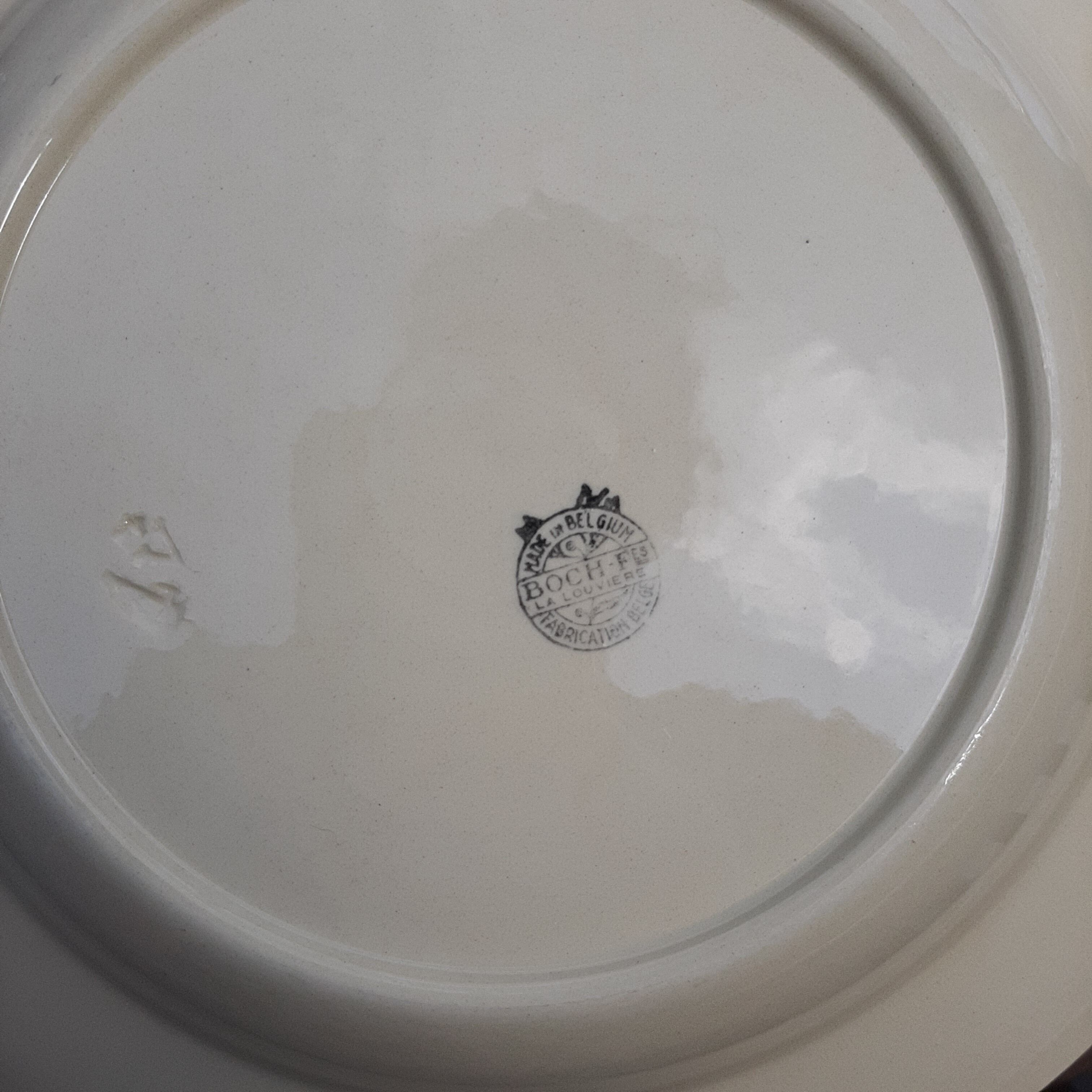 Hollow plates Boch La Louvière