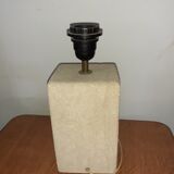 Pied de lampe pierre reconstituée ou ciment années 70