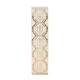 Vintage Beige Turkish Hand-Knotted Runner 83X348