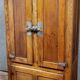 Large Prestcold brand bar fridge or store cooler in oak