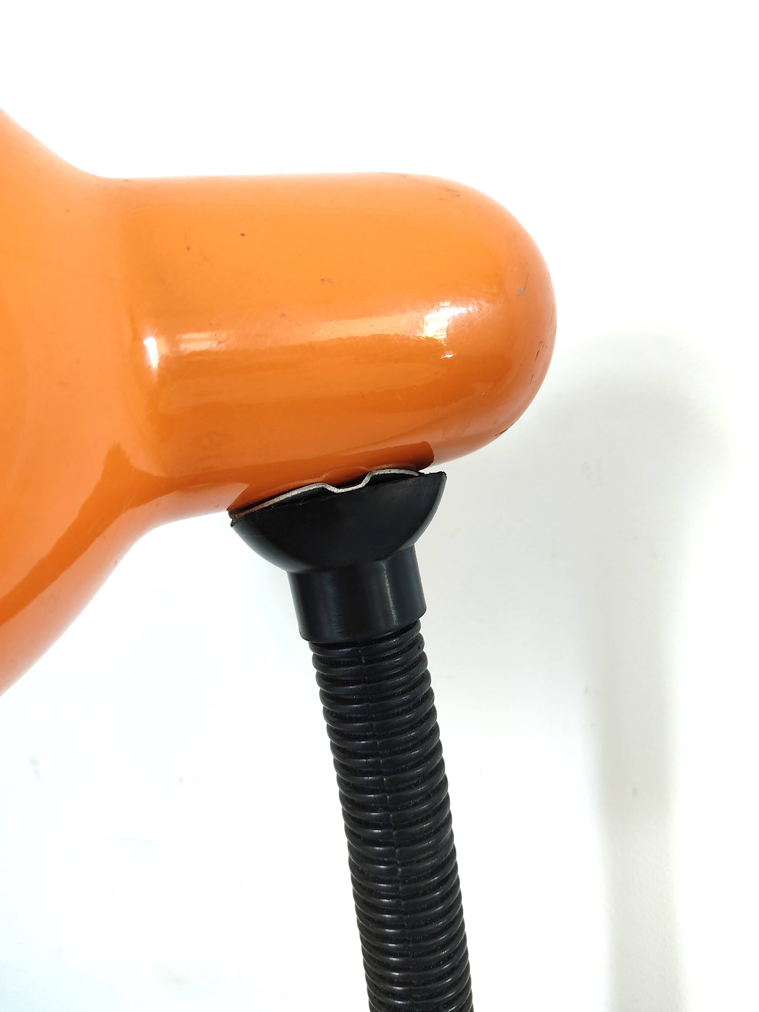 Vintage orange desk lamp