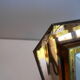 Réveil verre Bayard art deco