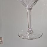 2 large antique champagne coupes, flat rim size - 13.5 cm