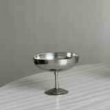 6 large stainless steel bowls on feet Letang Remy