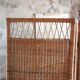 Vintage rattan and wicker room divider