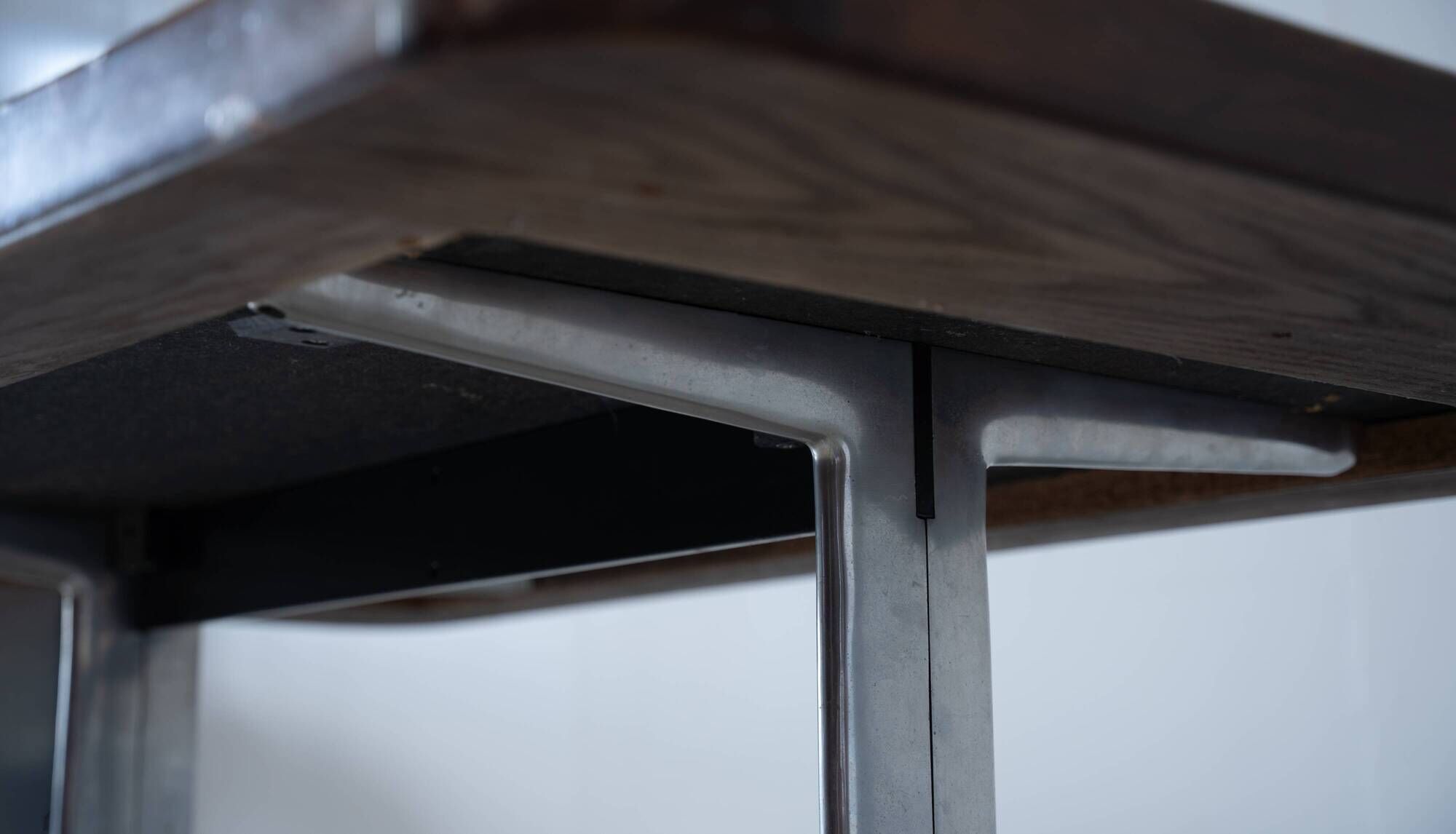 Bureau danois avec dessus en cuir