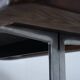 Bureau danois avec dessus en cuir