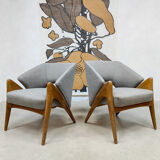 Midcentury scandinavian design lounge set sofa armchairs