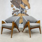 Midcentury scandinavian design lounge set sofa armchairs