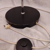 Floor lamp with 3 chrome and black spotlights dlg Cosack and Hustadt leuchten