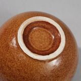 Roberto Rigon & Bertoncello Ceramiche trilobed sphere vase Italy 1970