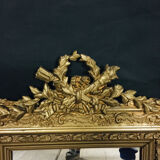 Old gilded mirror louis XV style - 72x53cm