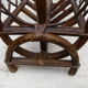 Bamboo and rattan magazine rack 60