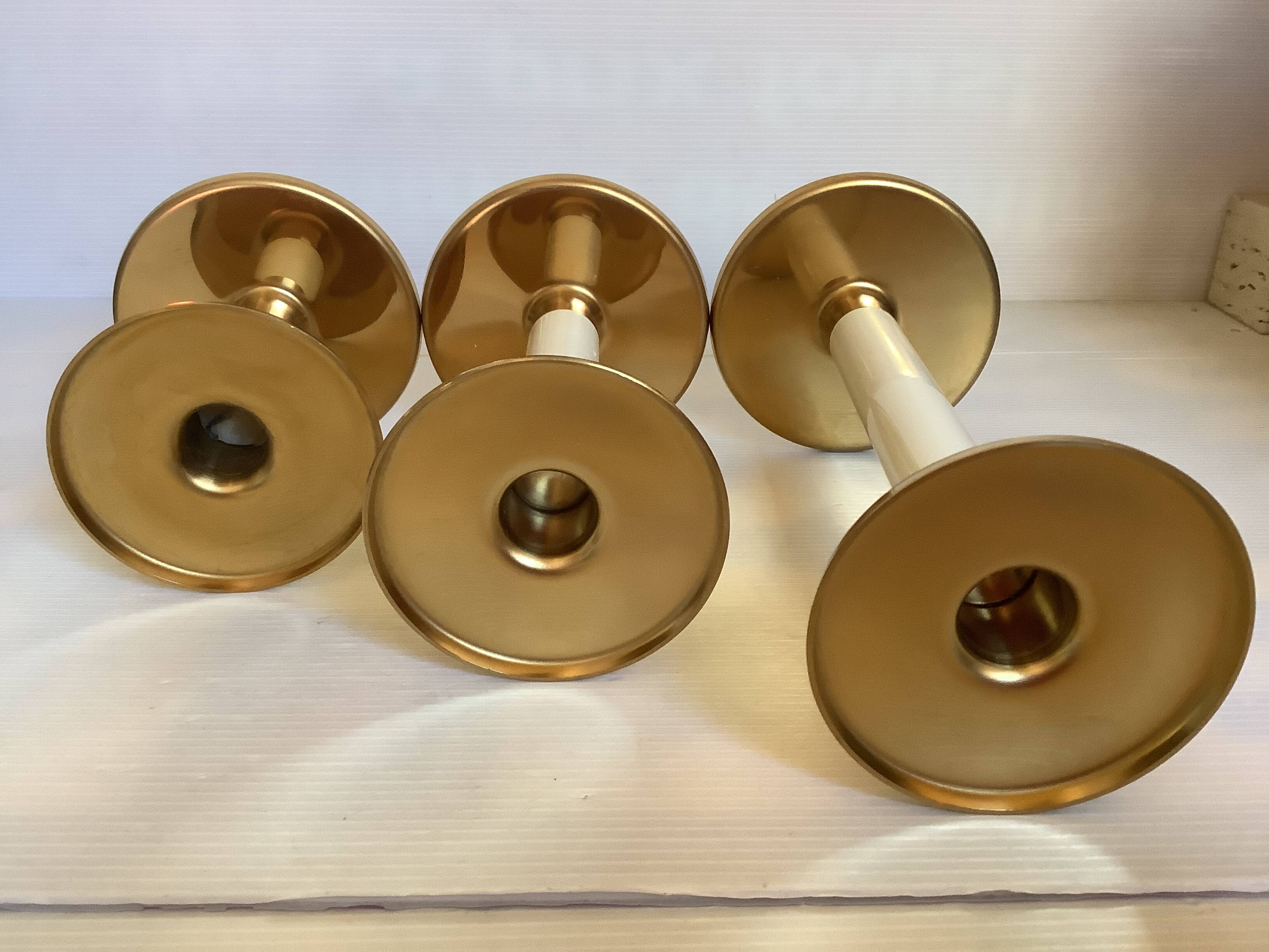 Trio de bougeoirs design Ingegerd Raman scandinave