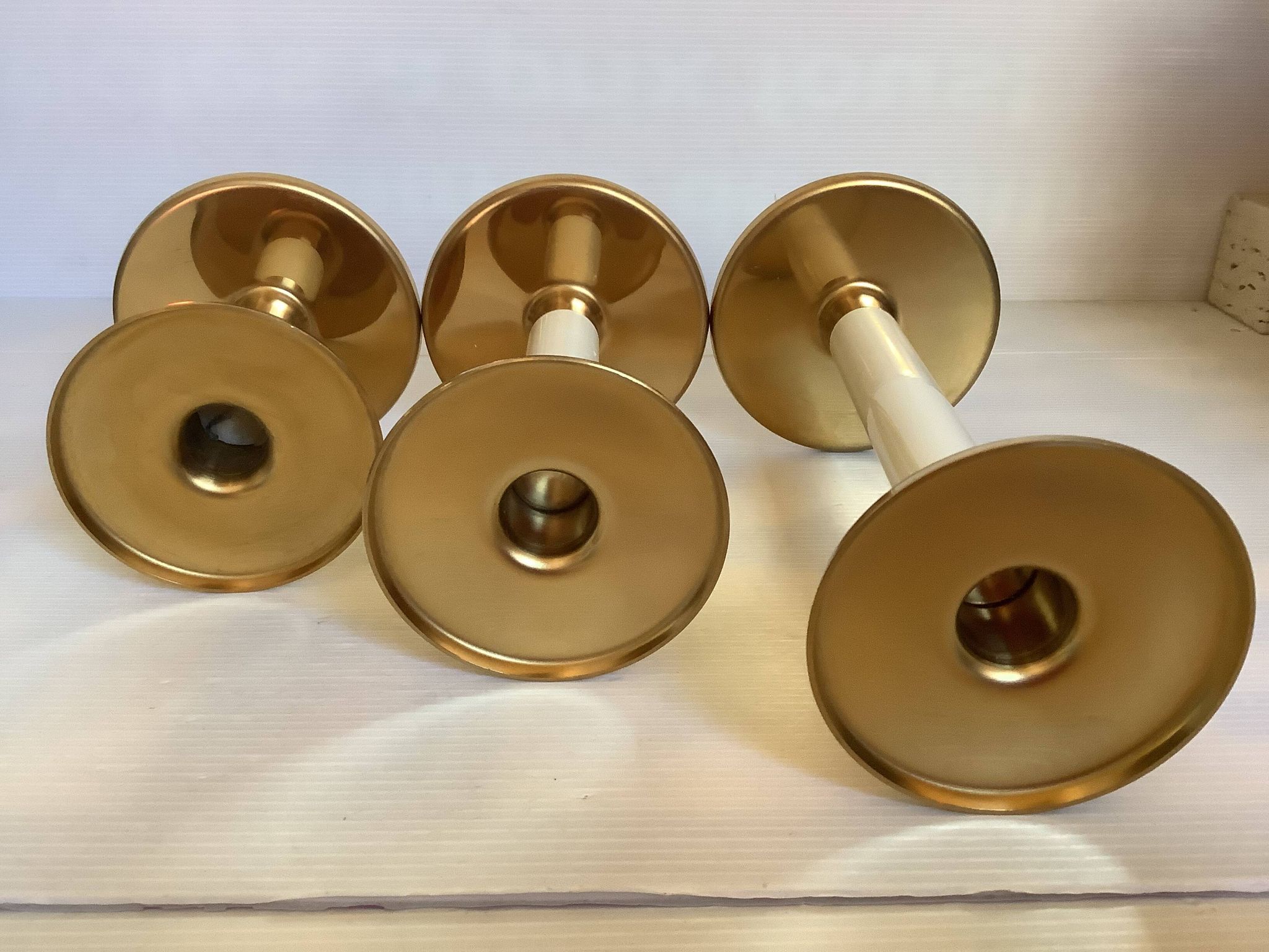 Design trio of candle holders Ingegerd Råman Scandinavian