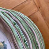 Lemon tree pattern dessert plates - Italian ceramic