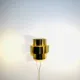 Gold Coloured Layered Wall Lamp By Anvia Nederland, The Netherlands, 1960S