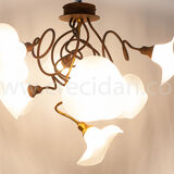 Murano chandelier 7 lights