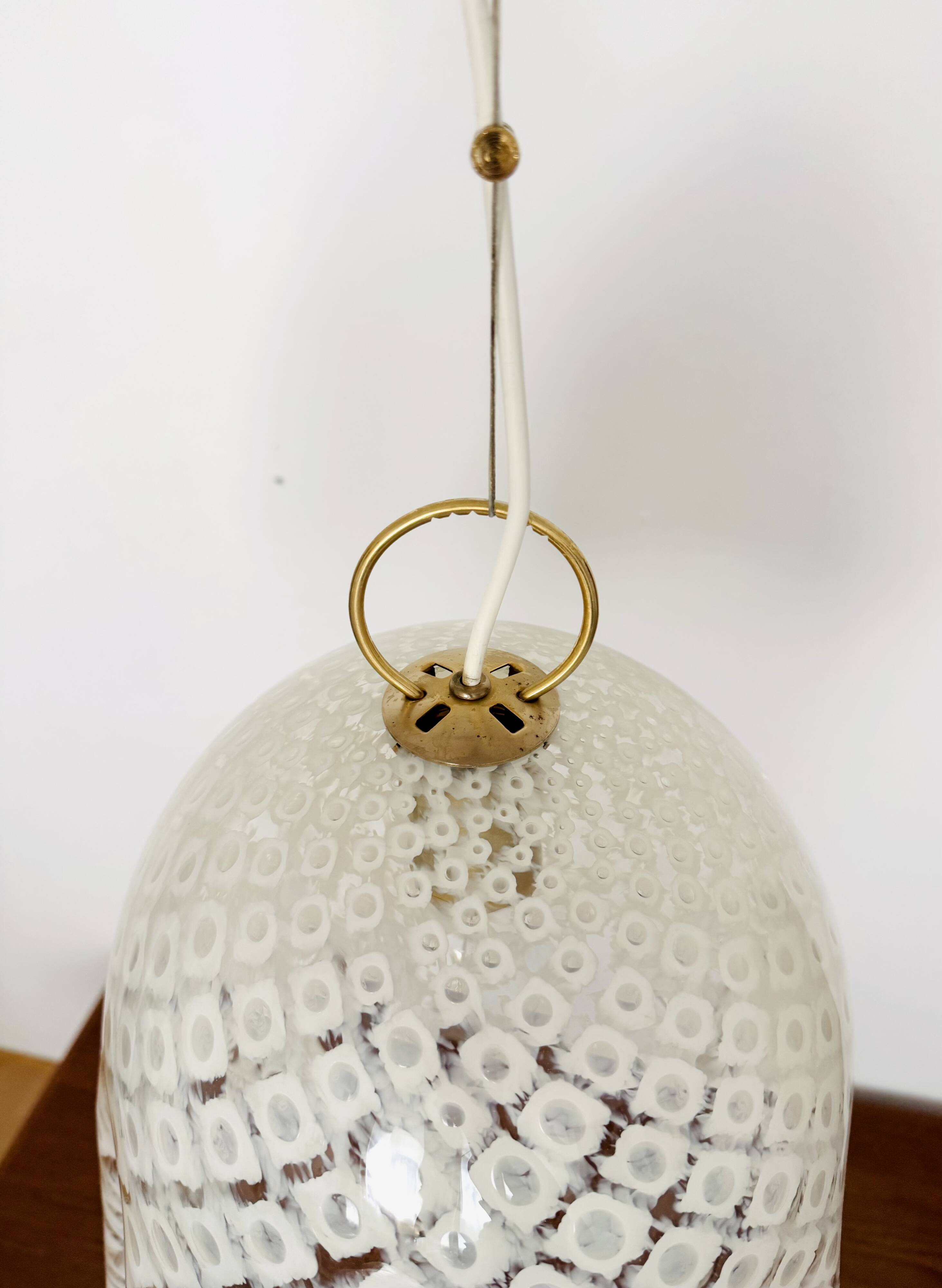 Lampe à Suspension Fazzoletto en Verre de Murano par Paolo Venini