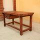 Solid wood workshop table