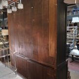 Teak library 1960 sliding doors and drawers
