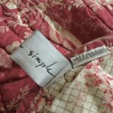 Quilted floral bedspread