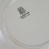 6 Gien earthenware dinner plates, Lorraine pattern