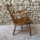 Dutch wooden armchair, 1960