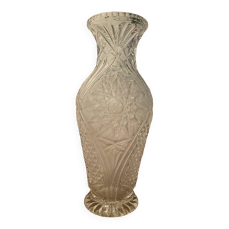 Vase transparent vintage