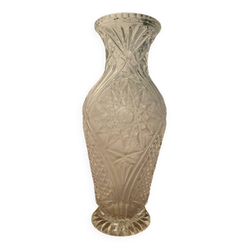 Vase transparent vintage