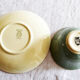 Green art deco coffee service Digoin