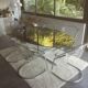 Suite de 6 fauteuils "Egg chair" de Gastone Rinaldi 1970