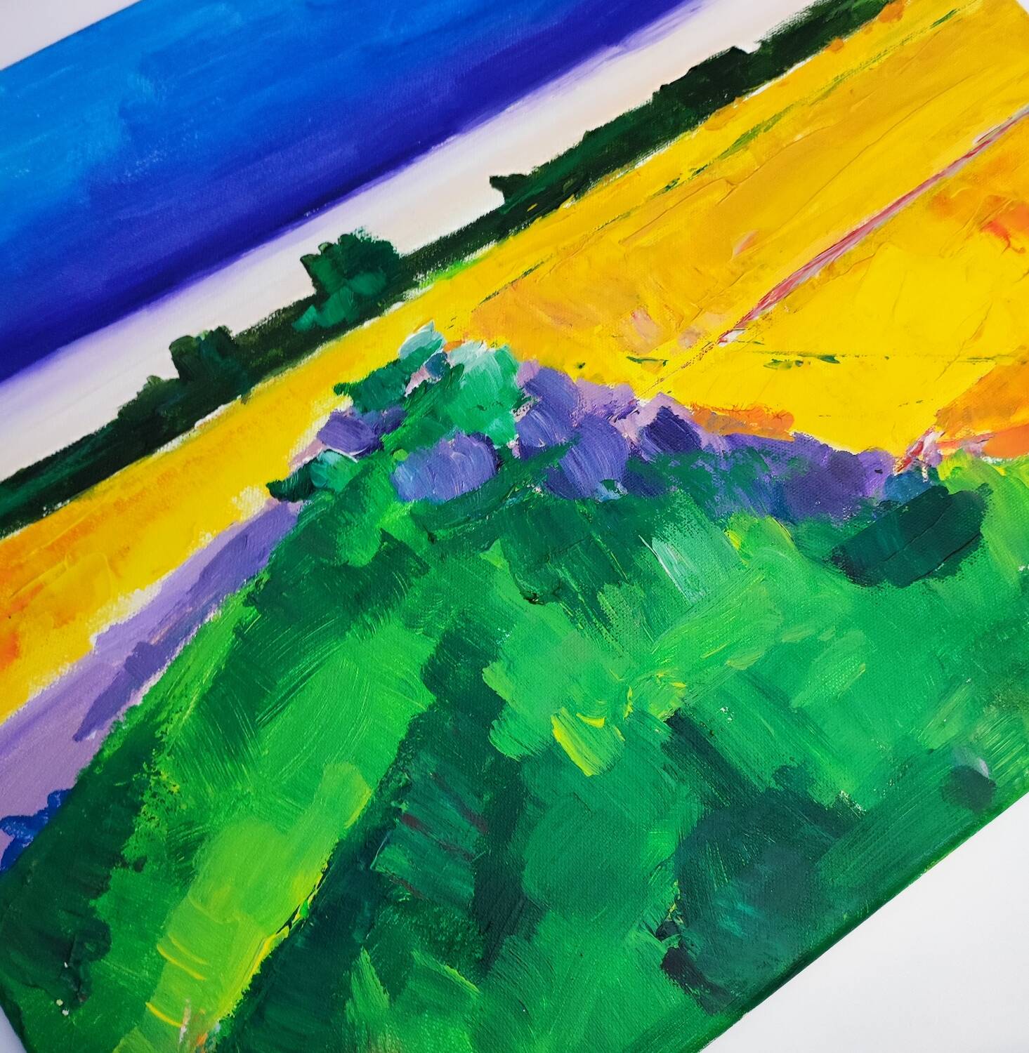 Modern Provence landscape painting