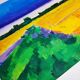 Peinture moderne paysage Provence