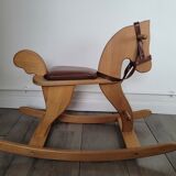 Beech rocking horse