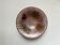 Brass bowl with hand-painted floral decoration, bohemian style.